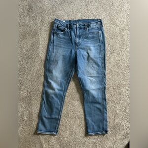GAP Women's cigarette Blue Skinny Jeans